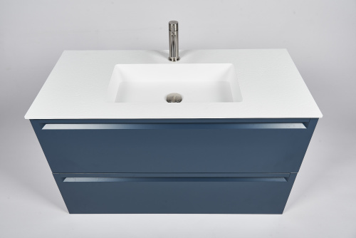 Раковина-столешница Acquabella INTEGRA SF SLATE 100 BLANCO фото 4